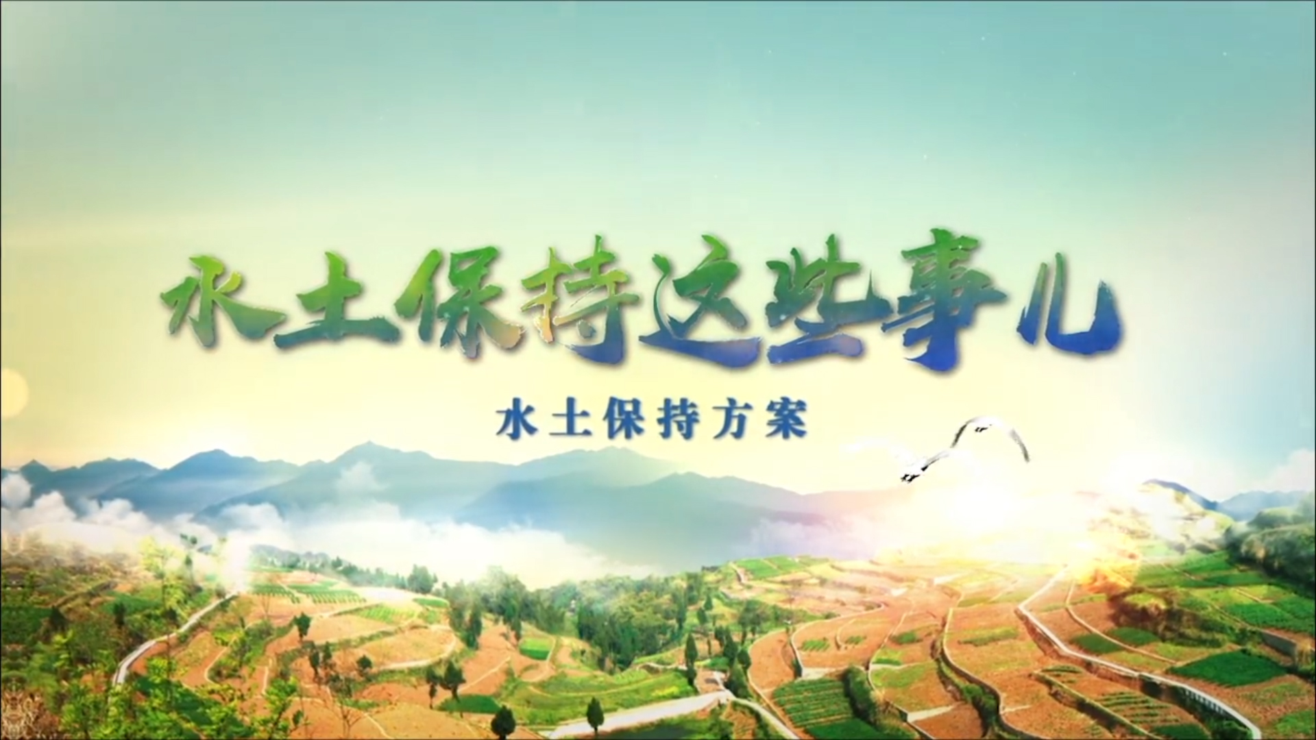 微視頻｜水土保持這些事兒——水土保持方案