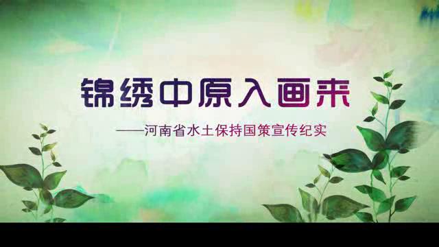 錦繡中原入畫來—河南省水土保持國策宣傳紀實